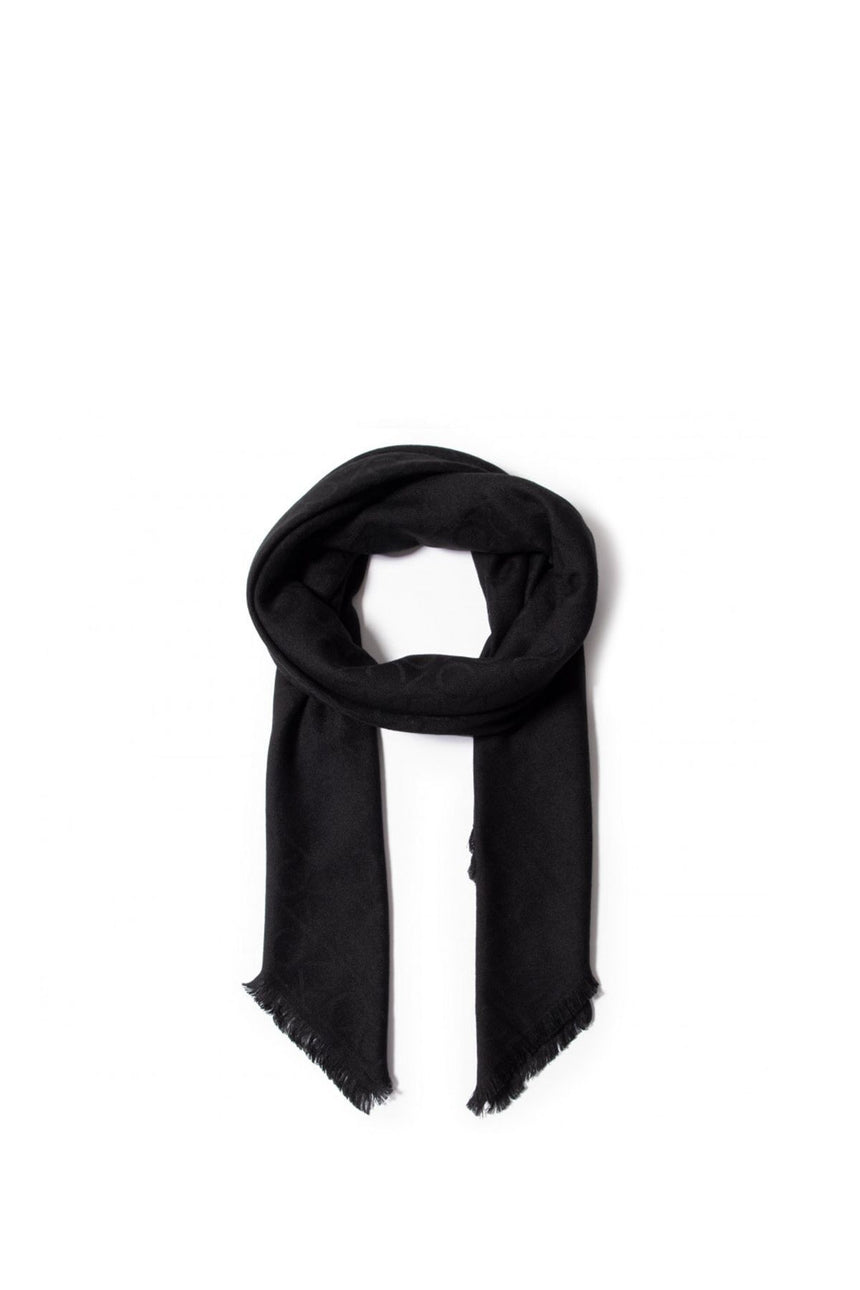 Calvin Klein Scarf Tonal 140X140 Kadın Şal Black Mono Mix