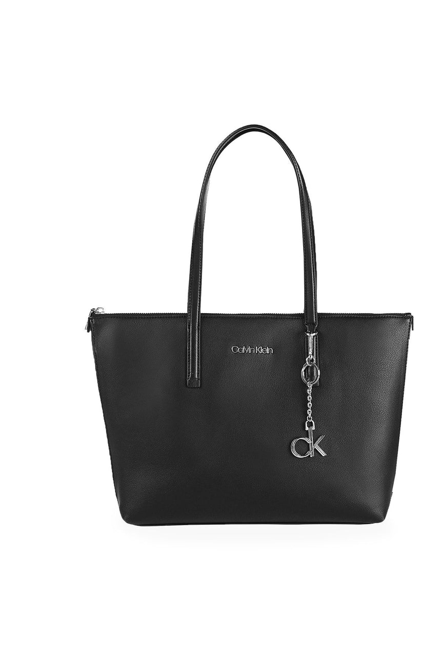 Calvin Klein Kadın Shopper Md Tote Omuz Çantası CK Black