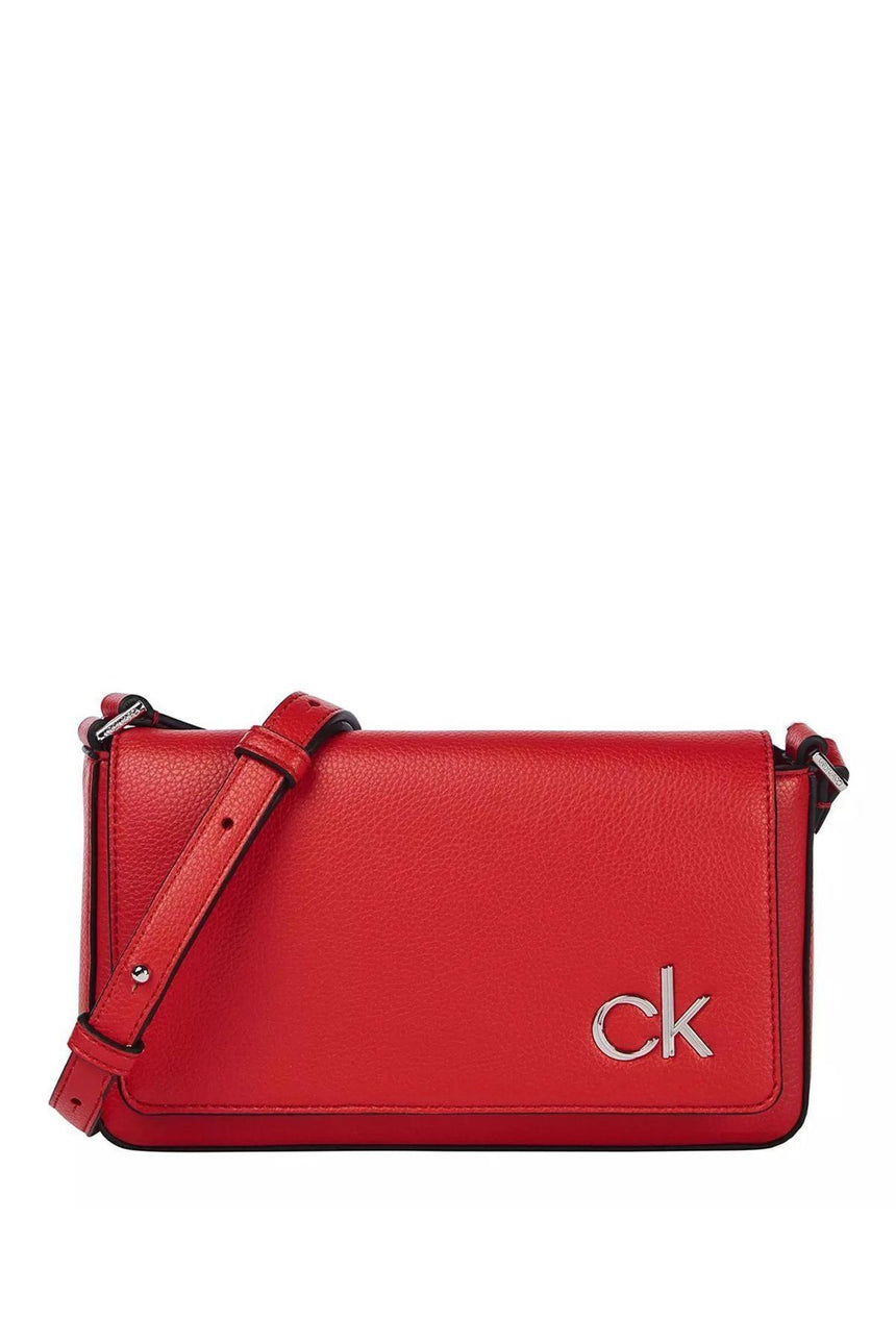 Calvin Klein Shadow Sac Porté Epaule Synthétique Noir Çapraz Askılı Kadın Çantası Vibrant Coral