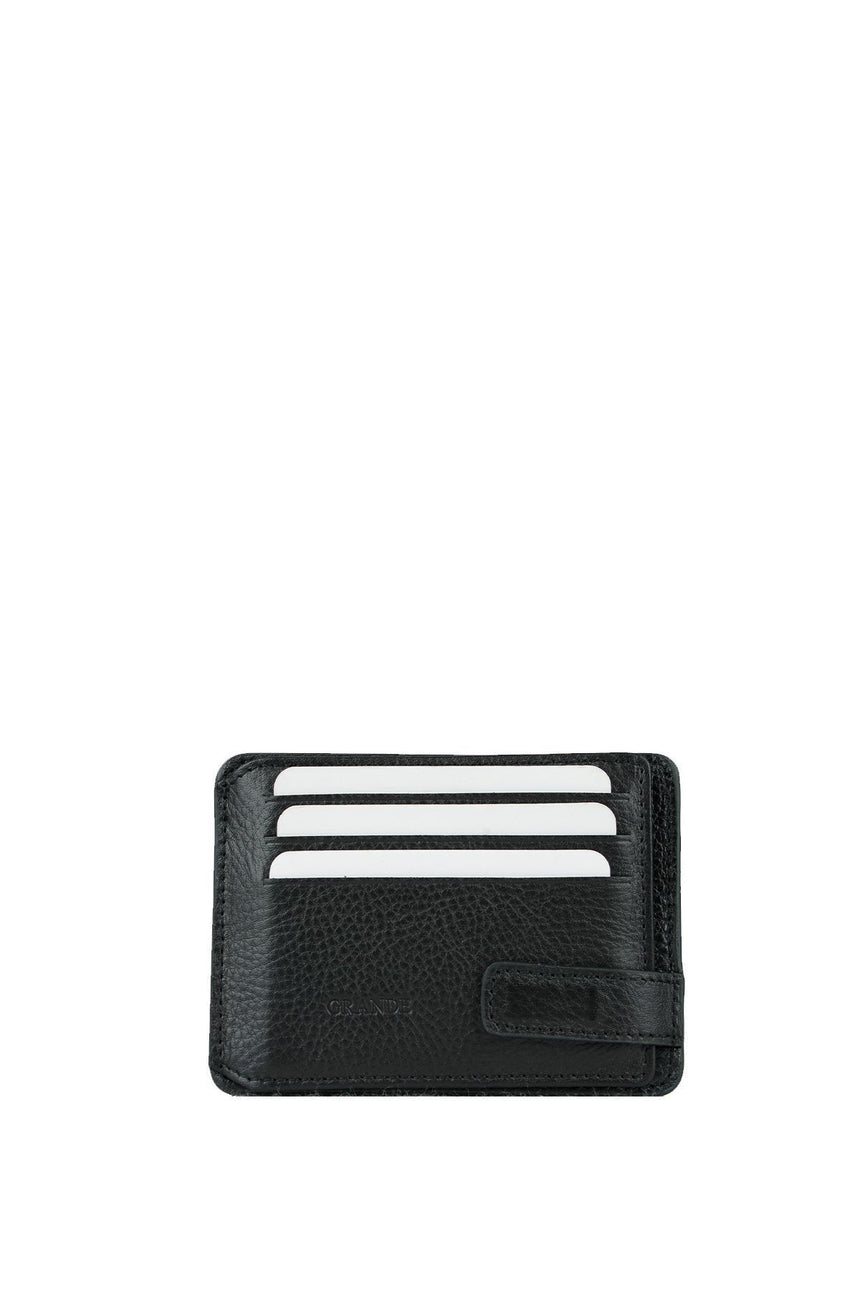 Grande Mekanik Kapama Erkek El Portföyü Siyah