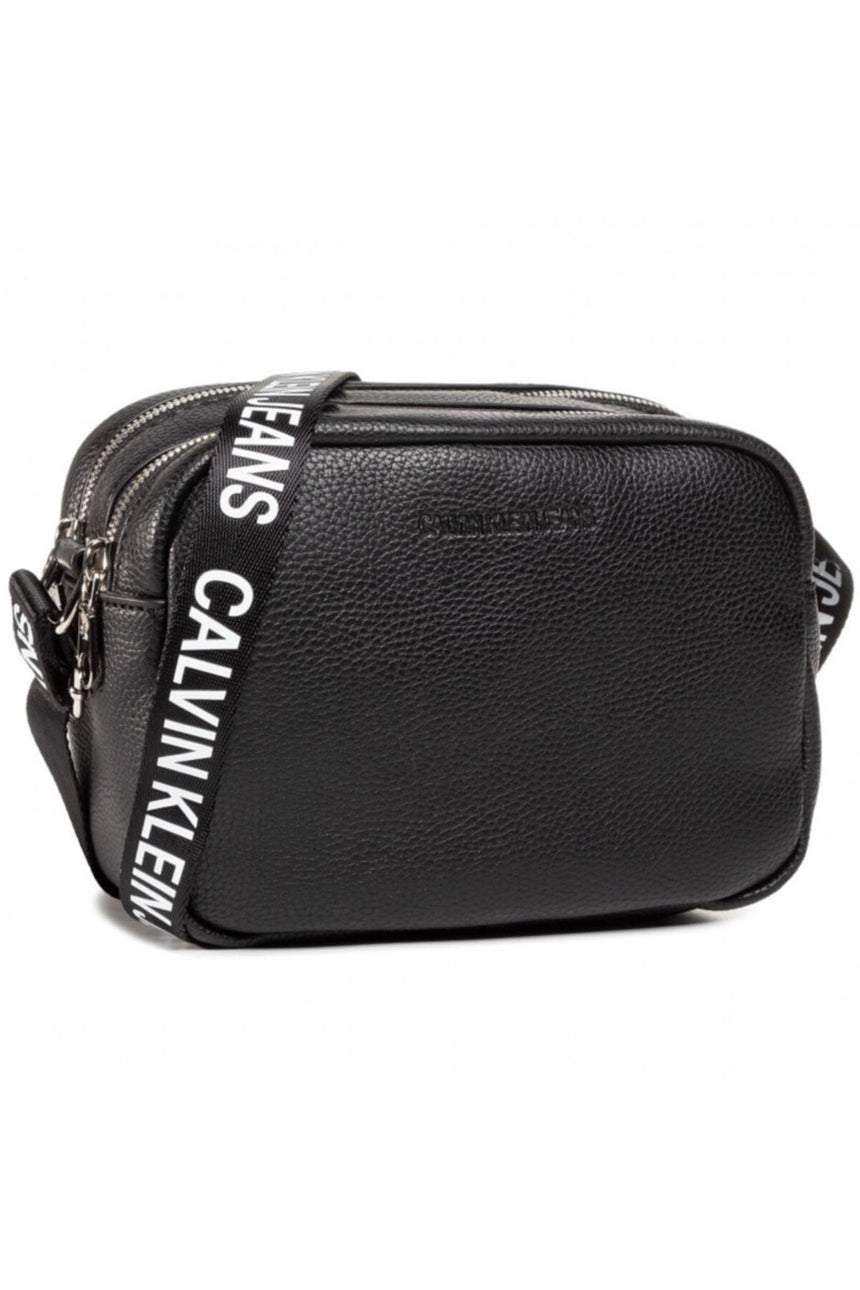 Calvin Klein Double Zip Camera Çapraz Askılı Kadın Çantası Black