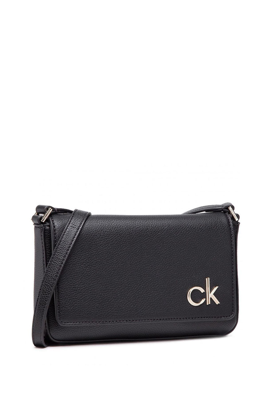 Calvin Klein Shadow Sac Porté Epaule Synthétique Noir Çapraz Askılı Kadın Çantası Black
