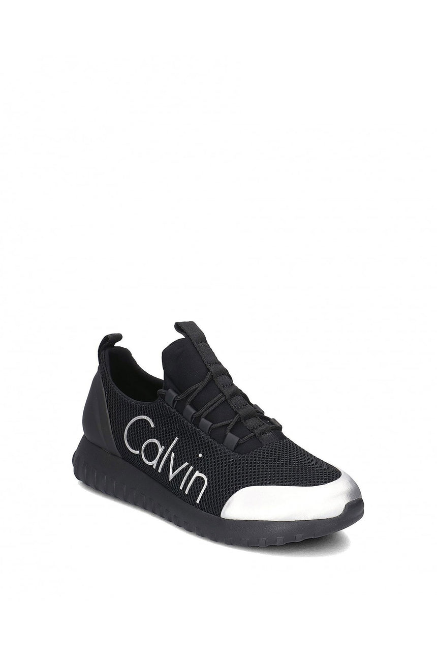 Calvin Klein Ron Mesh / Brushed Metal Erkek Ayakkabı Black - Silver