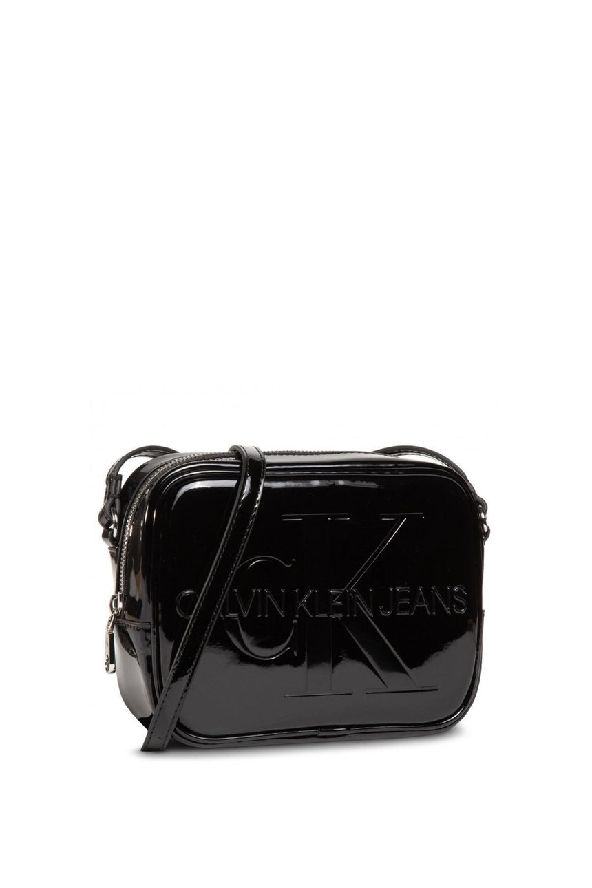 Calvin Klein Camera Bag Patent Çapraz Askılı Kadın Çantası Black