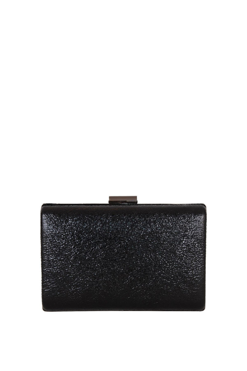 Axpe Metal Tokalı Abiye Çanta Siyah