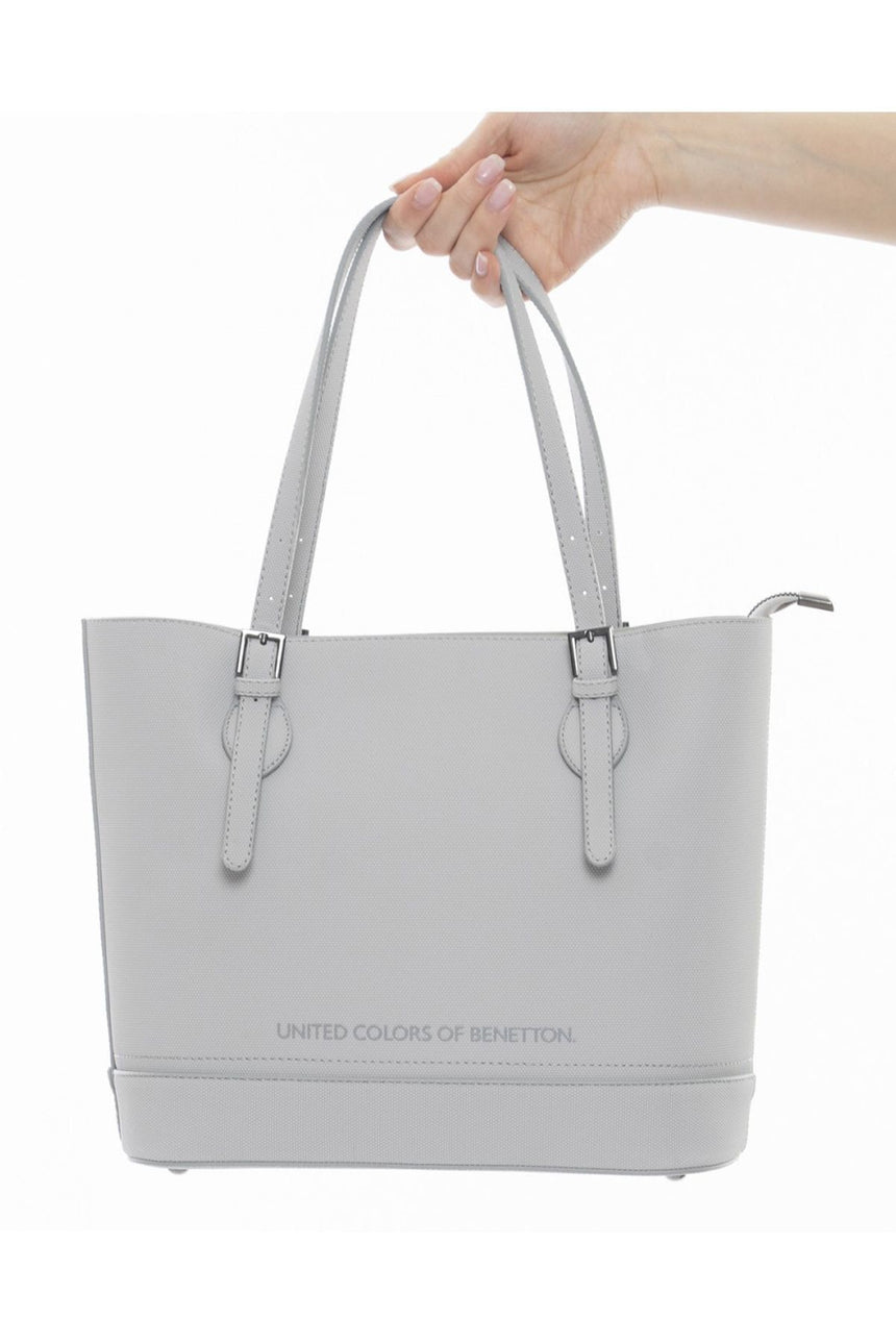 Benetton Nano Sport Kadın Omuz Çantası Açık Gri