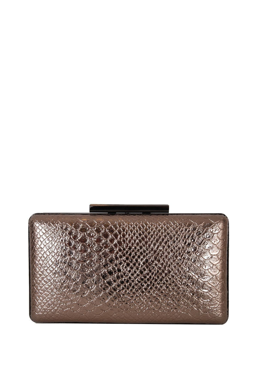 Axpe Işıltılı Abiye Çanta Platin