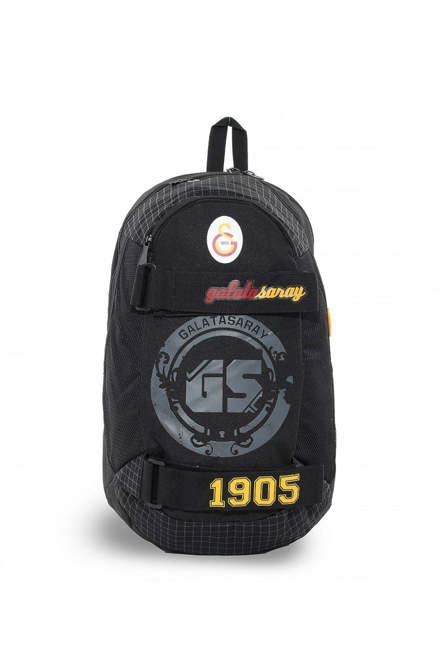 Galatasaray Gs Logo Sırt Çantası Siyah