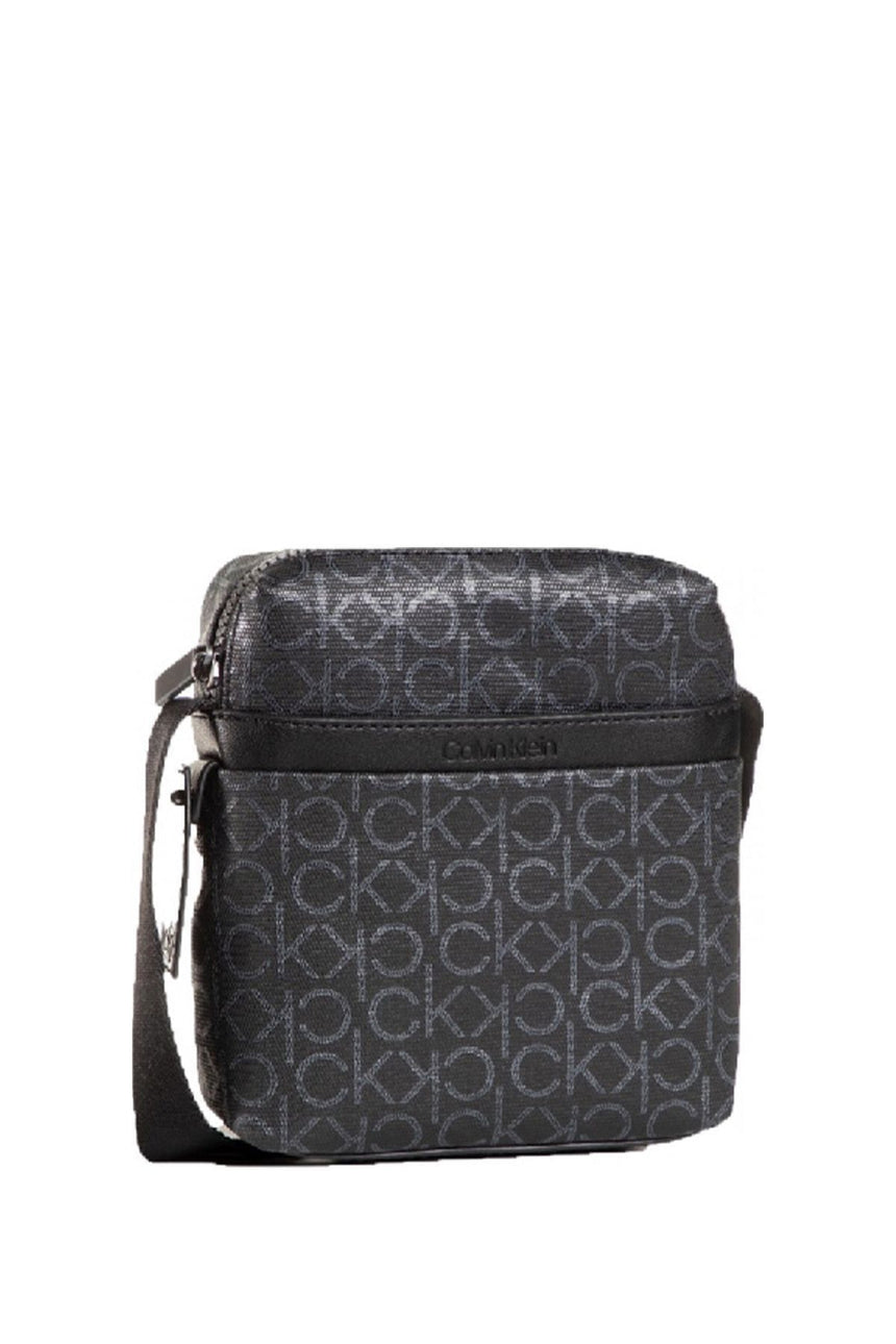Calvin Klein Reporter W/Pckt S Çapraz Askılı Erkek Çantası Black Mono