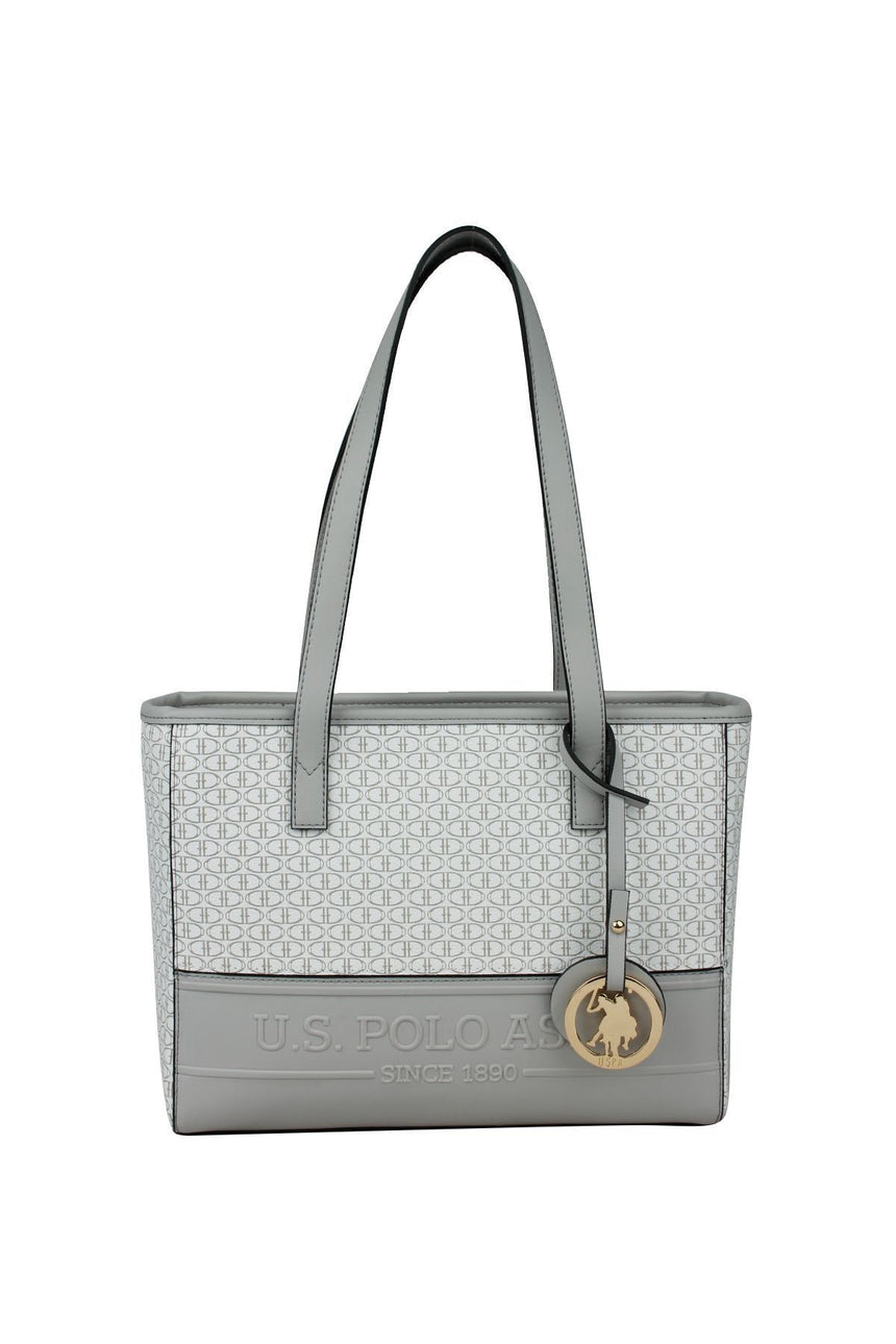 U.s Polo Assn. Kadın Omuz Çantası Y.Beyaz - Gri