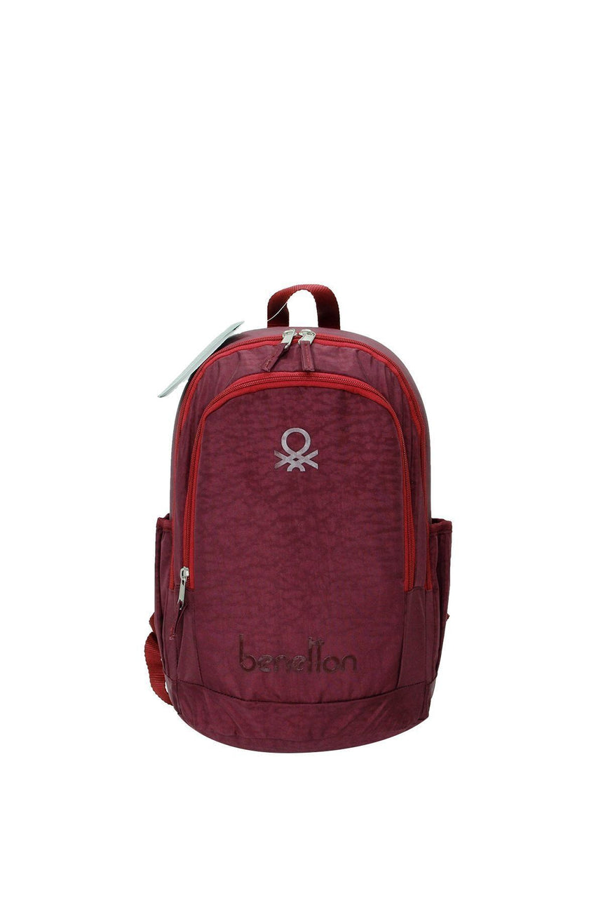 Benetton İki Bölmeli Sırt Çantası Bordo