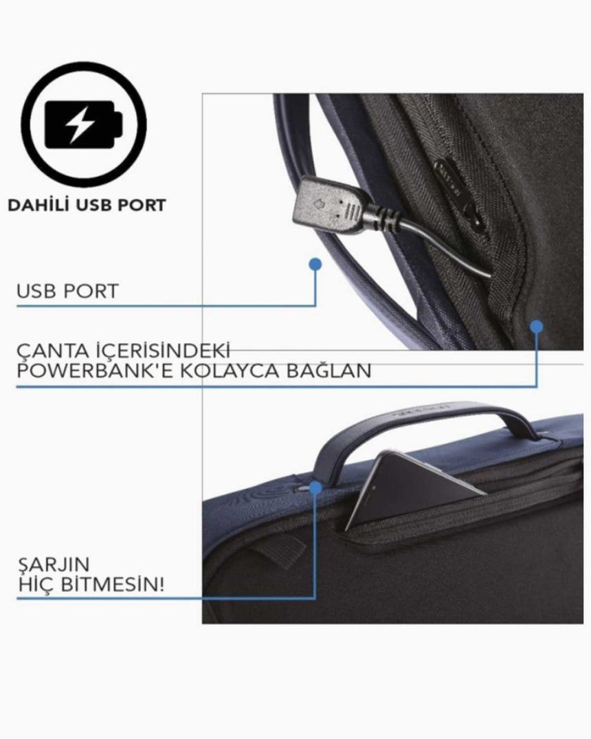 XD Design Bobby Anti - Theft Evrak / Sırt Çantası