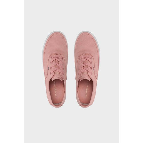Tommy Hilfiger Essential Kesha Lace Vulcanized Kadın Sneaker Pembe