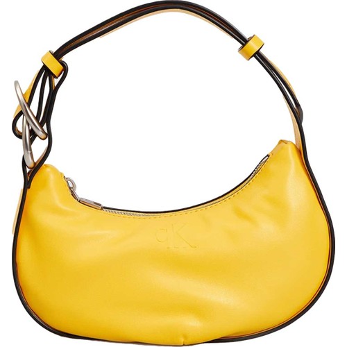 Calvin Klein Crescent Mini Çapraz Askılı Kadın Çantası Cyber Yellow