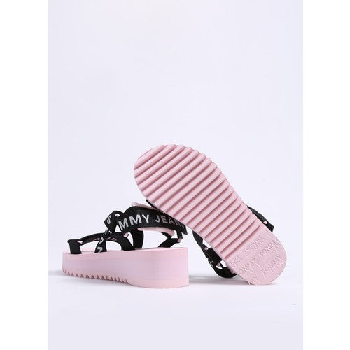 Tommy Hilfiger Flatform Eva Kadın Sandalet Misty Pink