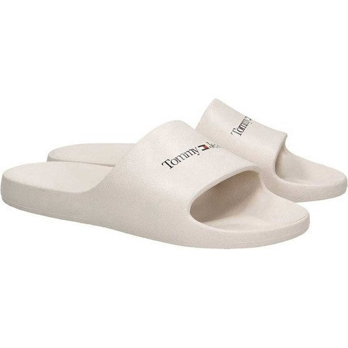 Tommy Hilfiger Flip Flops Slide Kadın Terlik Bej