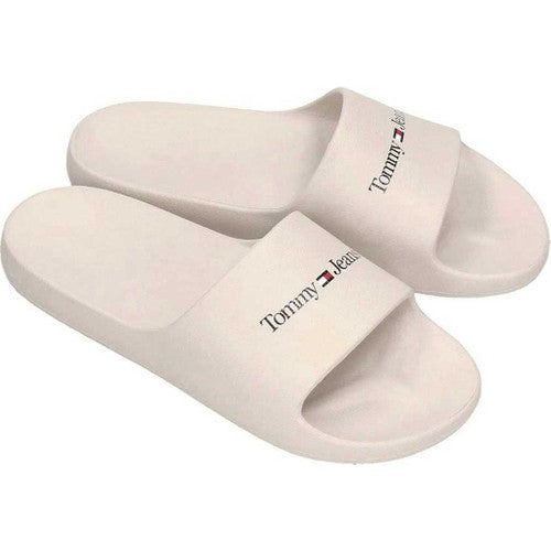 Tommy Hilfiger Flip Flops Slide Kadın Terlik Bej
