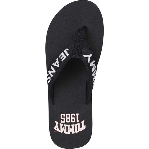 Tommy Hilfiger Flip Flops Slide Parmak Arası Erkek Terlik Siyah