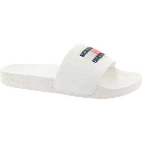 Tommy Hilfiger Flip Flops Slide Kadın Terlik Ecru