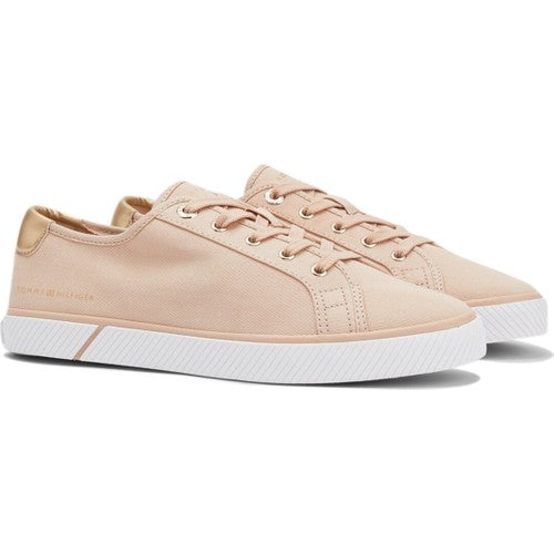 Tommy Hilfiger Lace Up Vulcanized Kadın Sneaker Pembe
