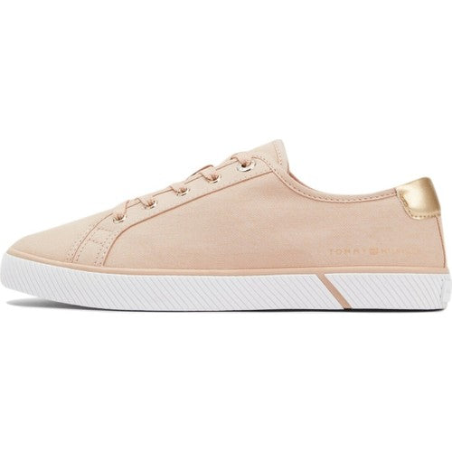 Tommy Hilfiger Lace Up Vulcanized Kadın Sneaker Pembe
