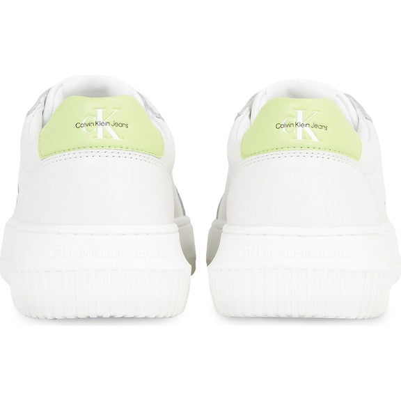 Calvin Klein Chunky Chunky Laceup Kadın Sneaker Bright White/Exotic Mint