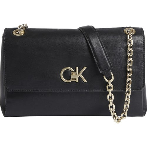 Calvin Klein Re-Lock Corssbody Omuz Çantası Black