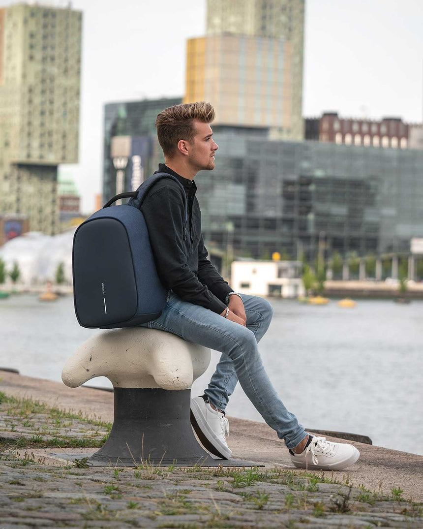 XD Design Bobby Hero Regular Anti-Theft Backpack Sırt Çantası Navy