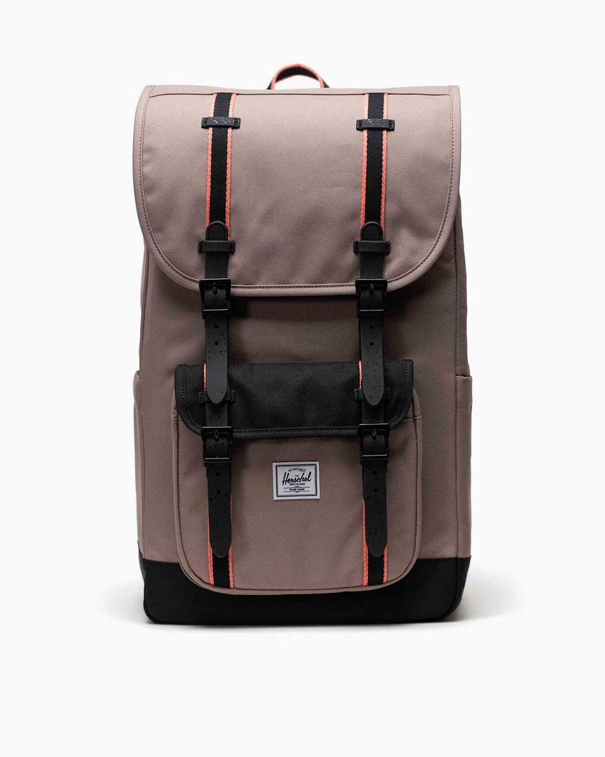 Herschel Little America Backpack Sırt Çantası Taupe Gray/Black/Shell Pink