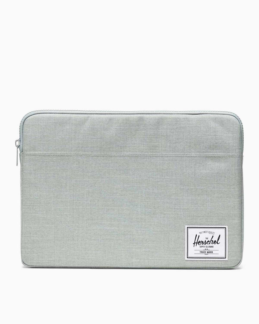 Herschel Anchor 15''16 Inch Sleeve Laptop Kılıfı Iceberg Green Crosshatch