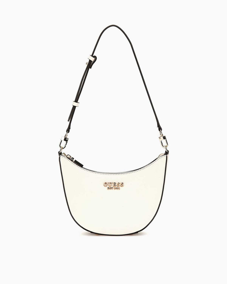 Guess Fedana Mini Top Logolu Omuz Çantası Off White