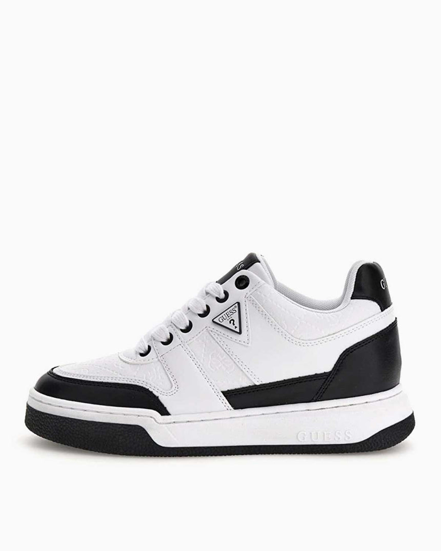 Guess Wedge Logolu Sneaker White / Black