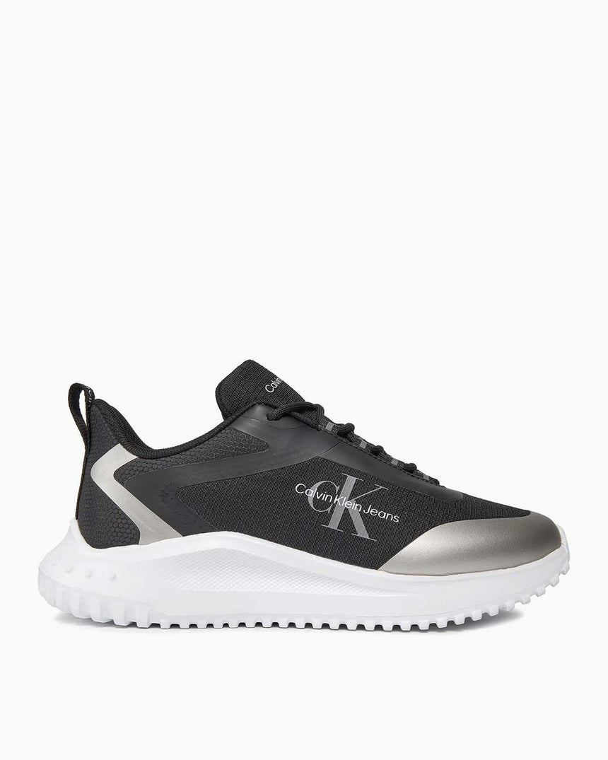 Calvin Klein Eva Runner Low Lace Mix Sneakers Black/Silver
