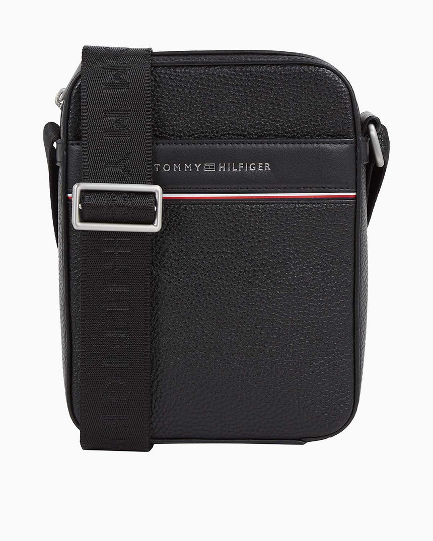 Tommy Hilfiger Corp Business Mini Reporter Çapraz Askılı Çanta Black