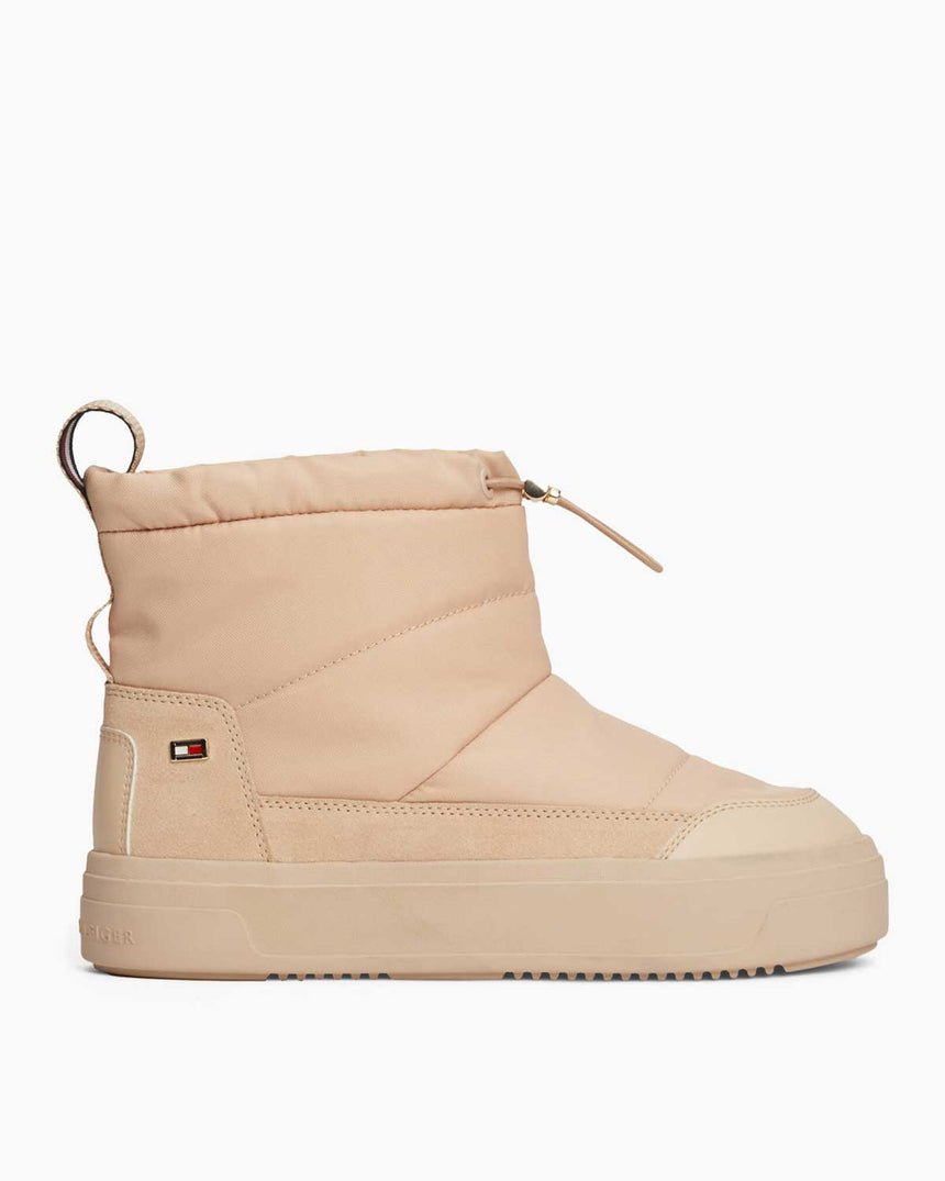 Tommy Hilfiger Flag Nylon Mini Snowboot Pink