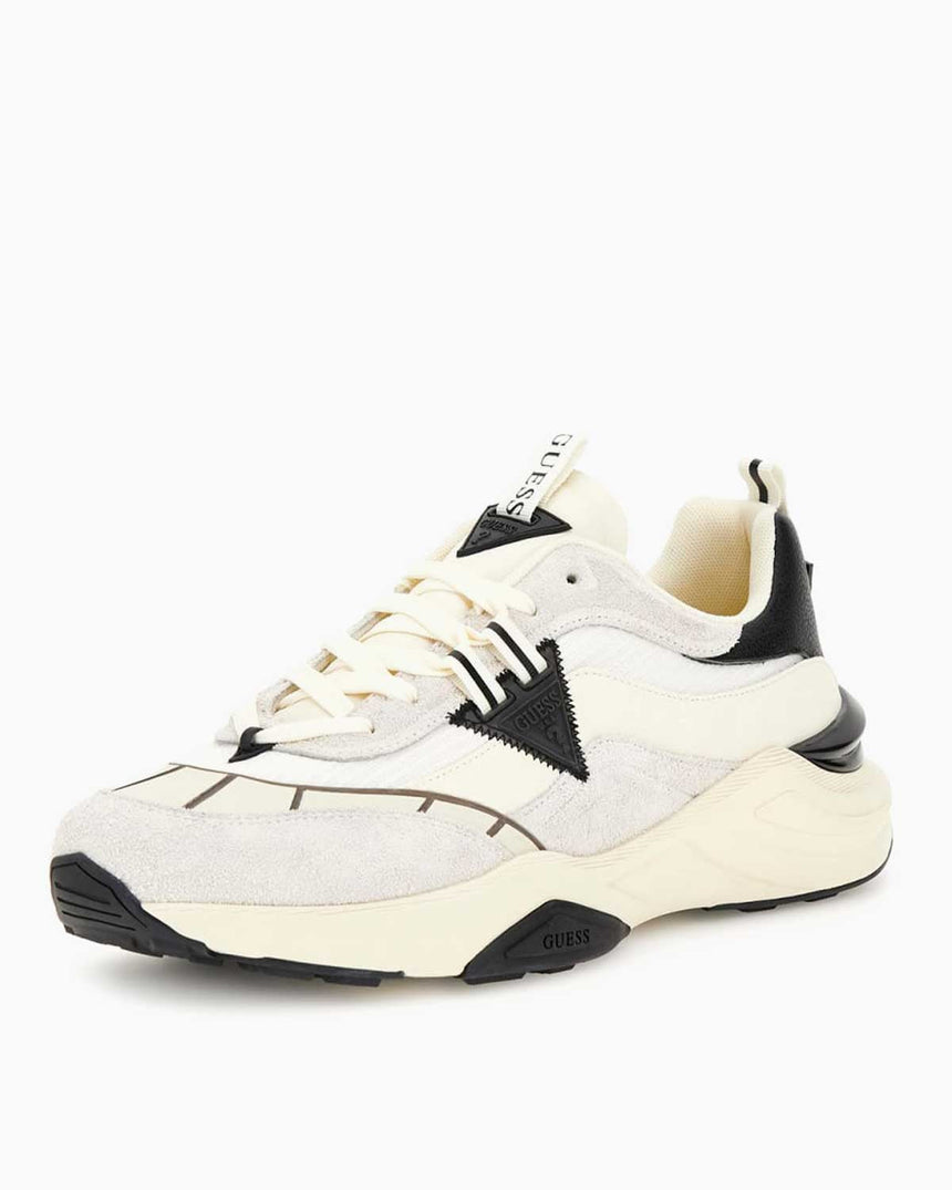 Guess Valencia Süet Detaylı Sneaker White / Black