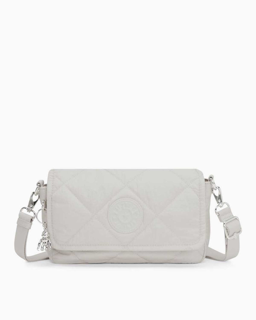 Kipling Aras Quilted Shoulder Bag Omuz Çantası Airy Beige