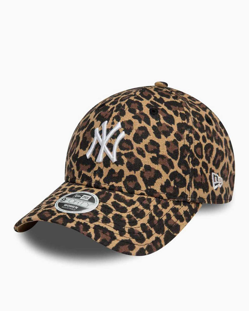 New Era 940 Leopard 9Forty NY Kadın Şapka Siyah