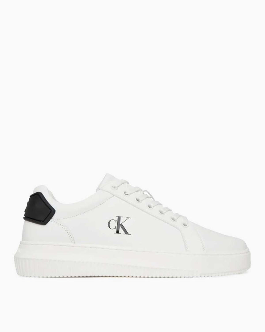 Calvin Klein Malmo Yama Detaylı Topuk Erkek Sneaker Bright White/Black
