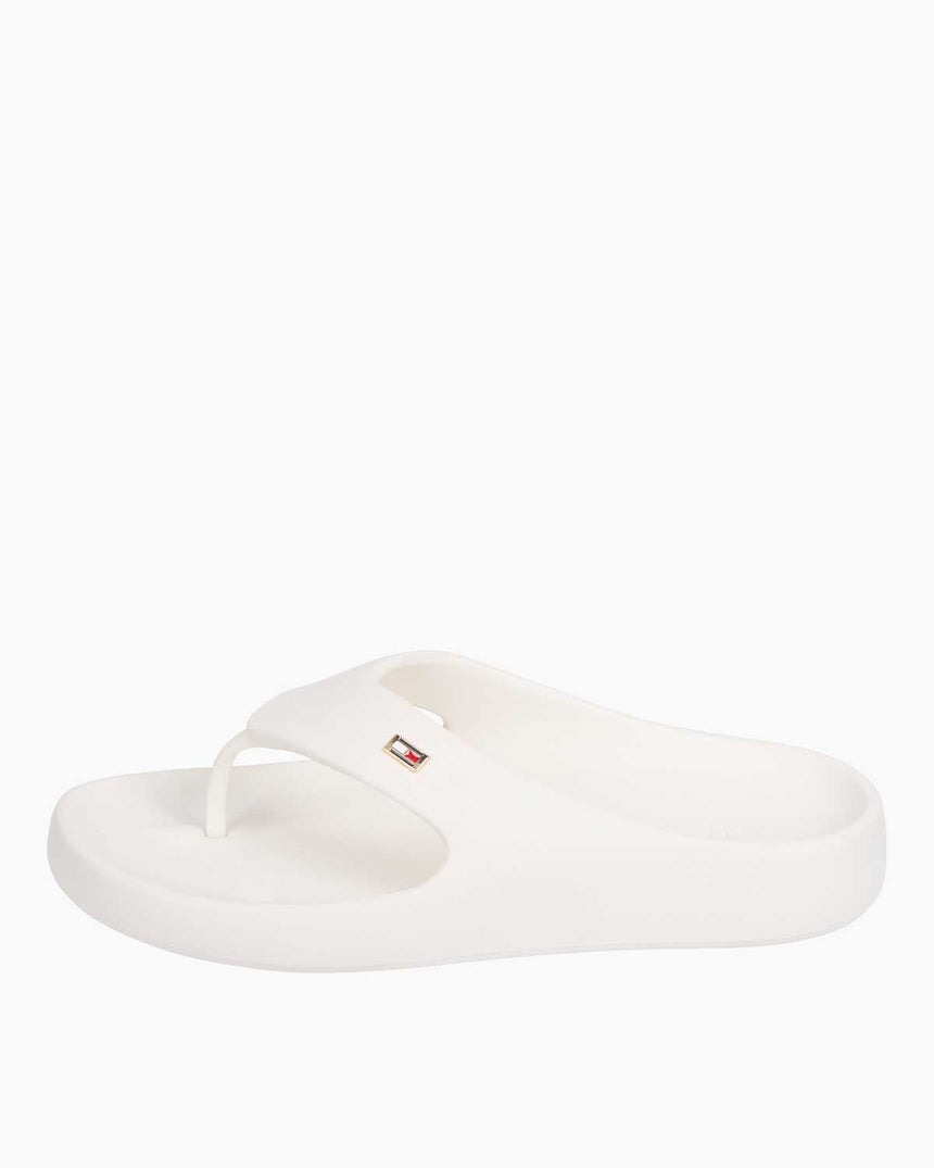 Tommy Hilfiger Comfort Beach Flip Flops Terlik Ancient White