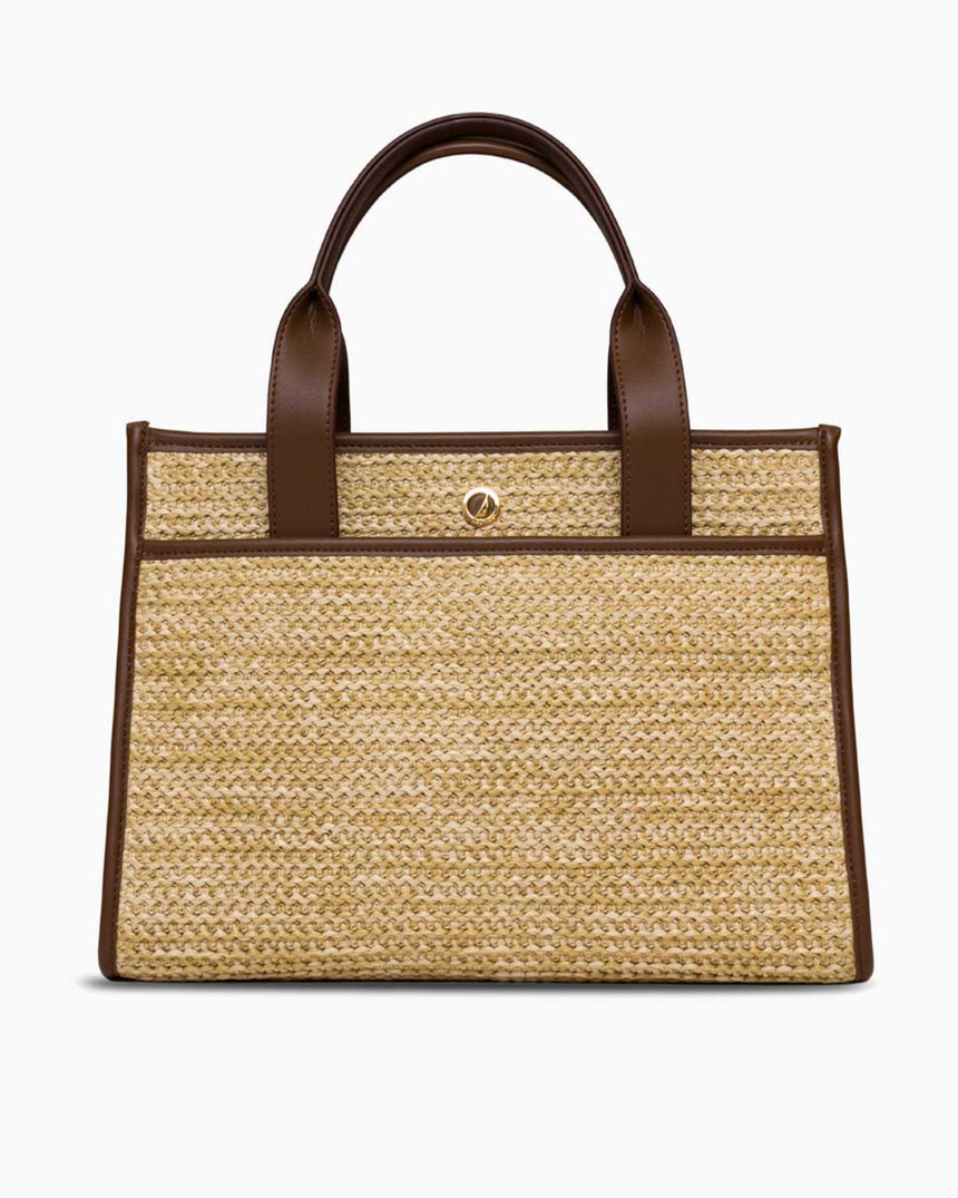 Nautica Logolu El Çantası Bej - Açık Kahve