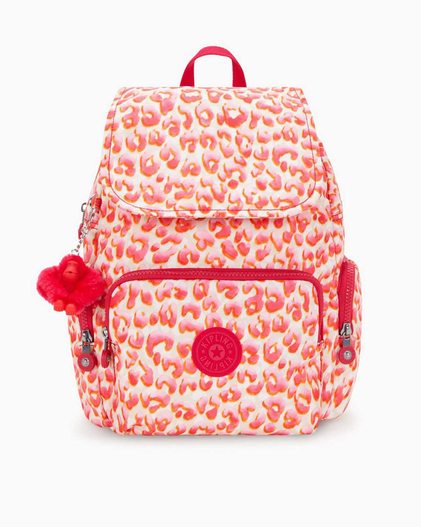 Kipling City Pack Zip Basic Sırt Çantası Latin Cheetah