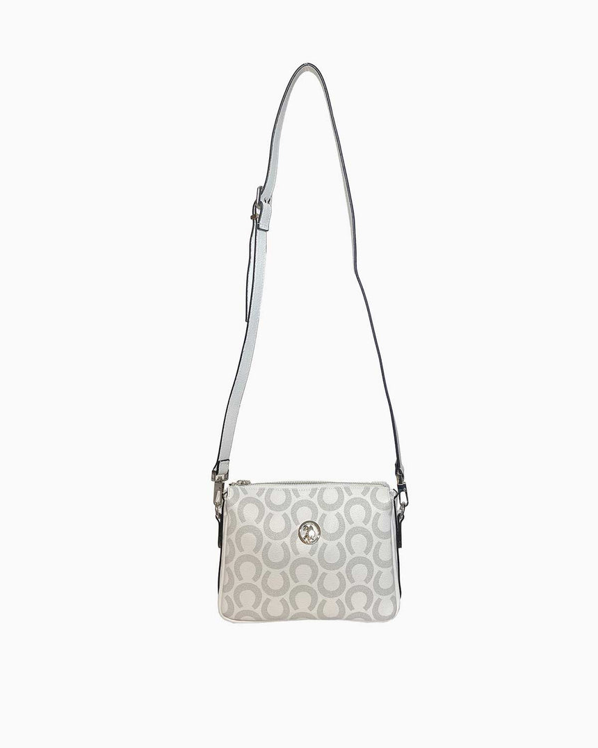 Us Polo Assn Çapraz Askılı Çanta Beyaz - Gri