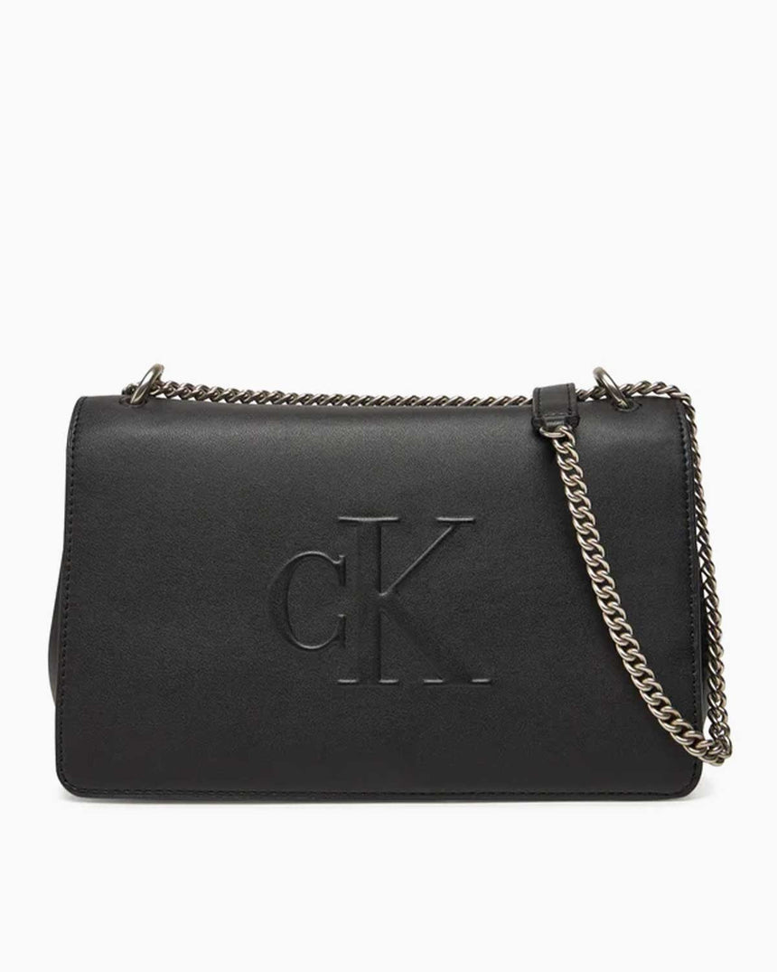 Calvin Klein Sculpted Flap Çapraz Askılı Çanta Black
