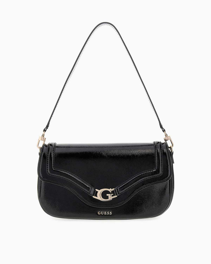 Guess Dea Kadın Kapaklı Omuz Çantası Black