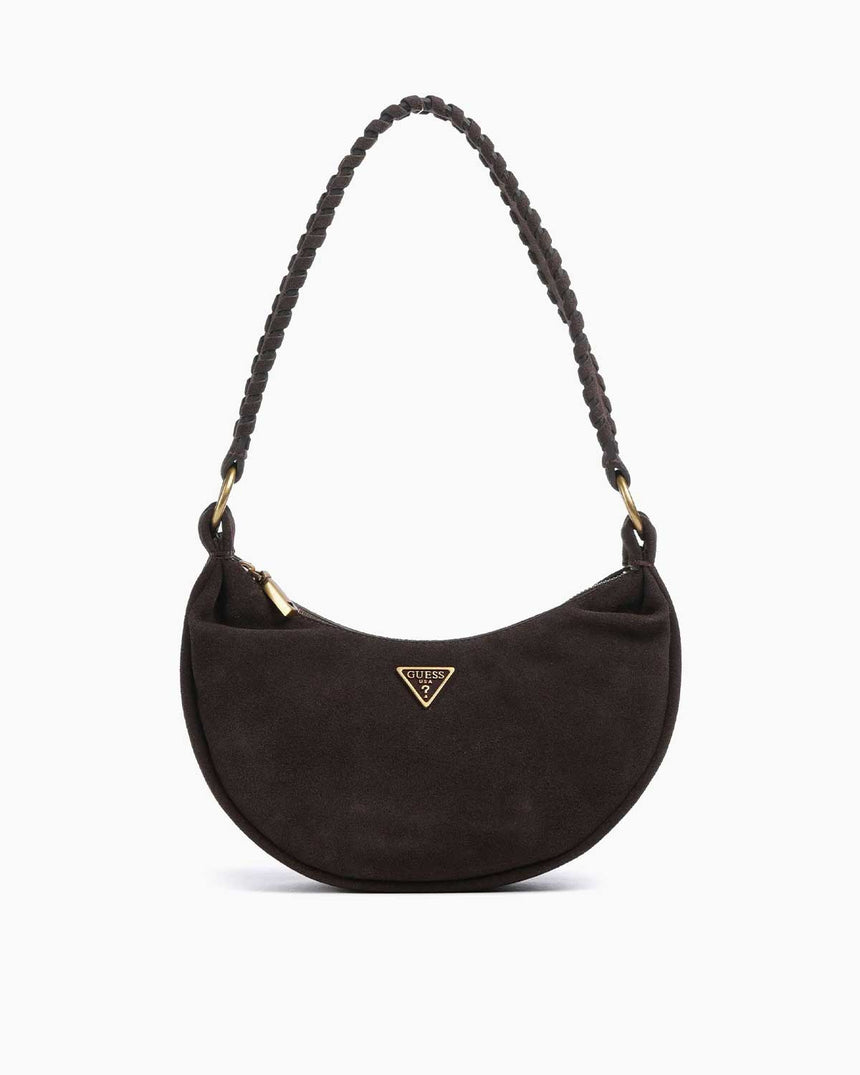 Guess Amita Hobo Kadın Deri Omuz Çantası Espresso