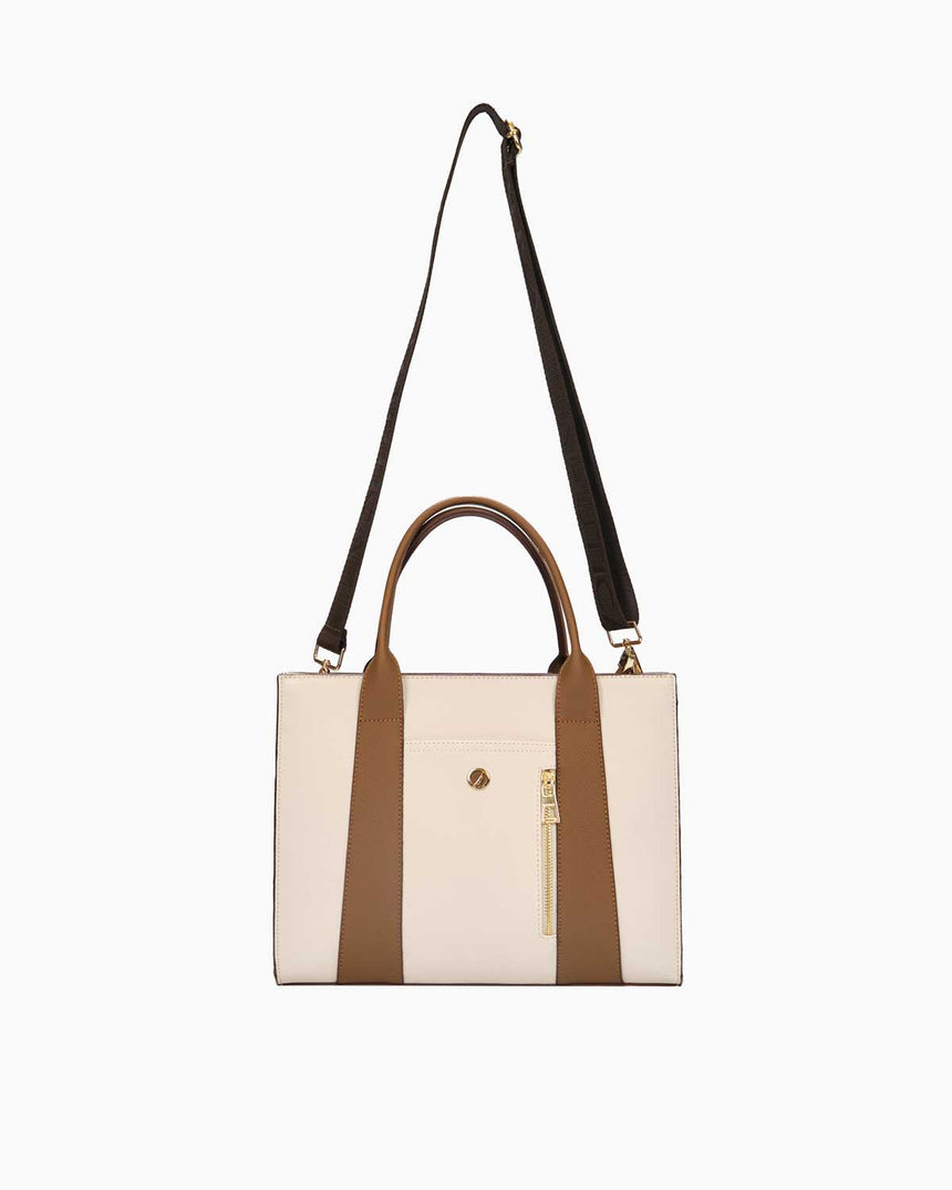 Nautica Uzun Askılı Detaylı Omuz Çantası Bej