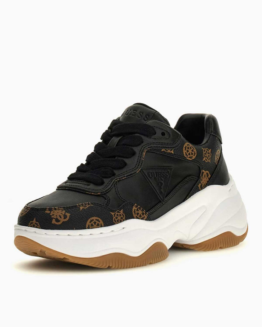Guess Hapyy3 Kadın Sneaker Black Brown