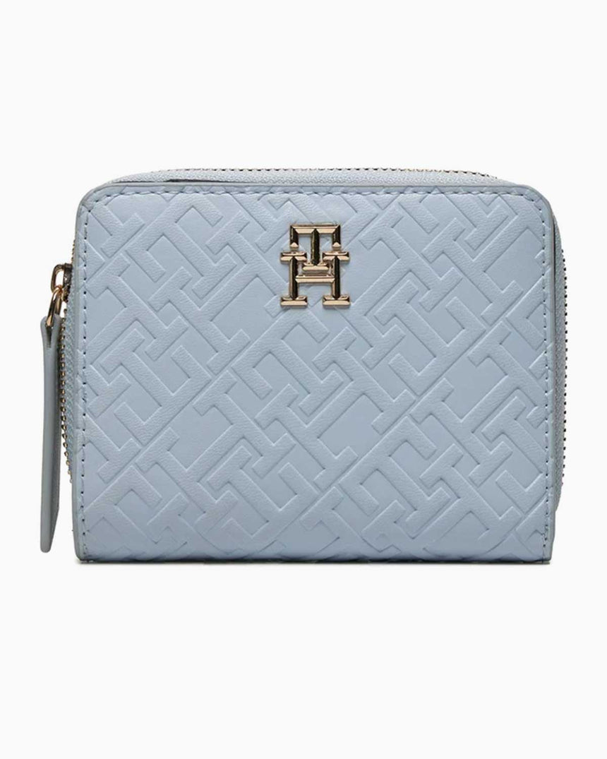 Tommy Hilfiger Refined Med Zip Around Wallet Cüzdan Breezy Blue