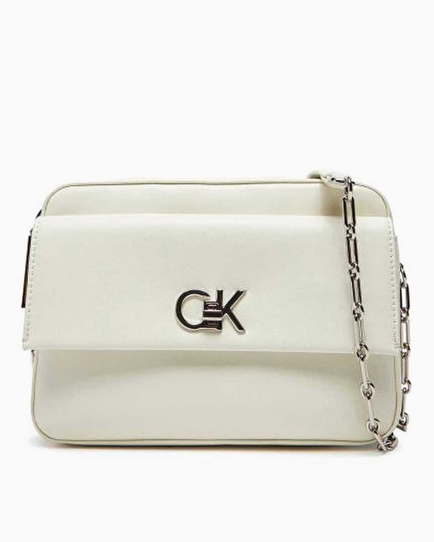 Calvin Klein Kilitlemeli Min Kadın Kamera Çantası Lily White